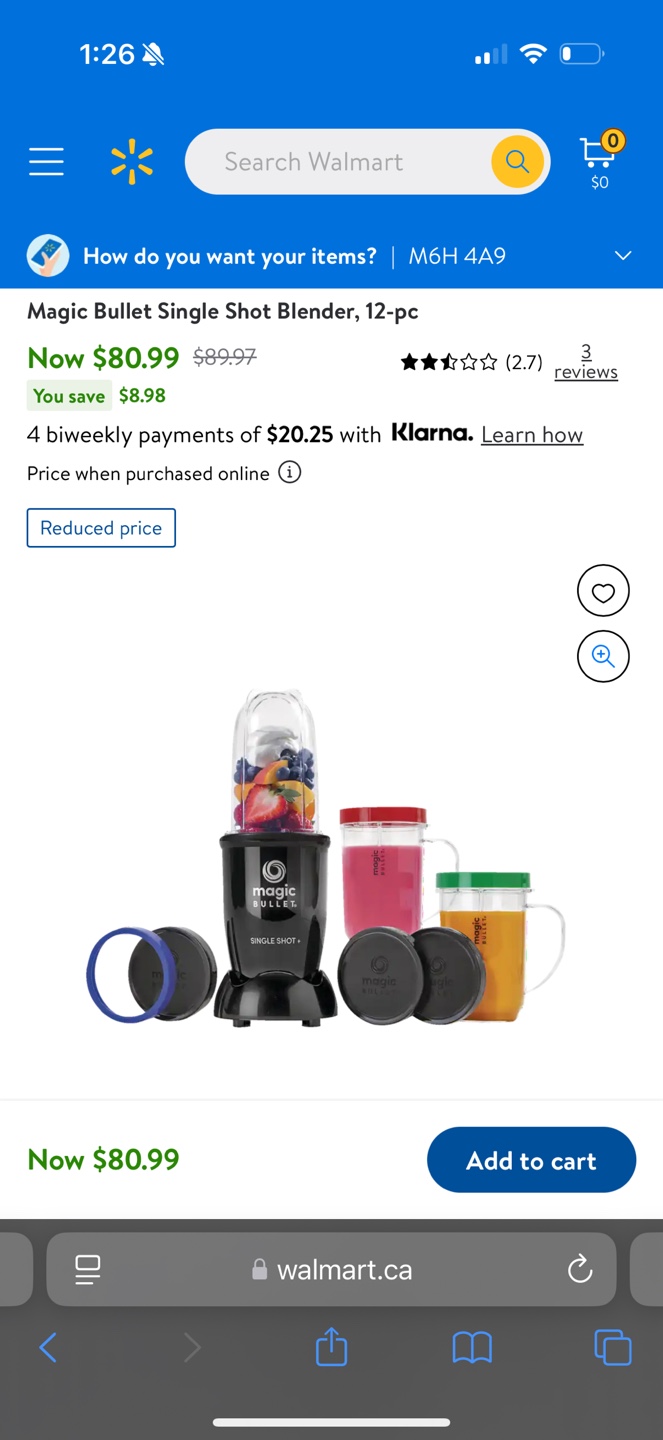 Magic Bullet Single Shot Blender Set