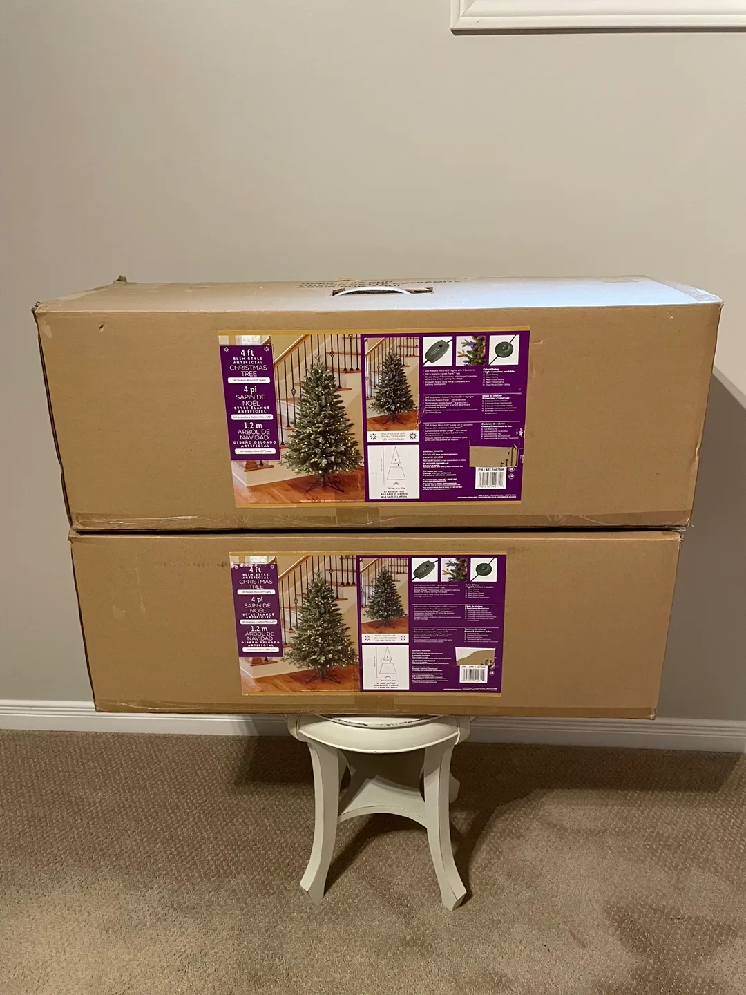 Christmas Tree- 4ft with 240 Micro LED lights image indicator(4)