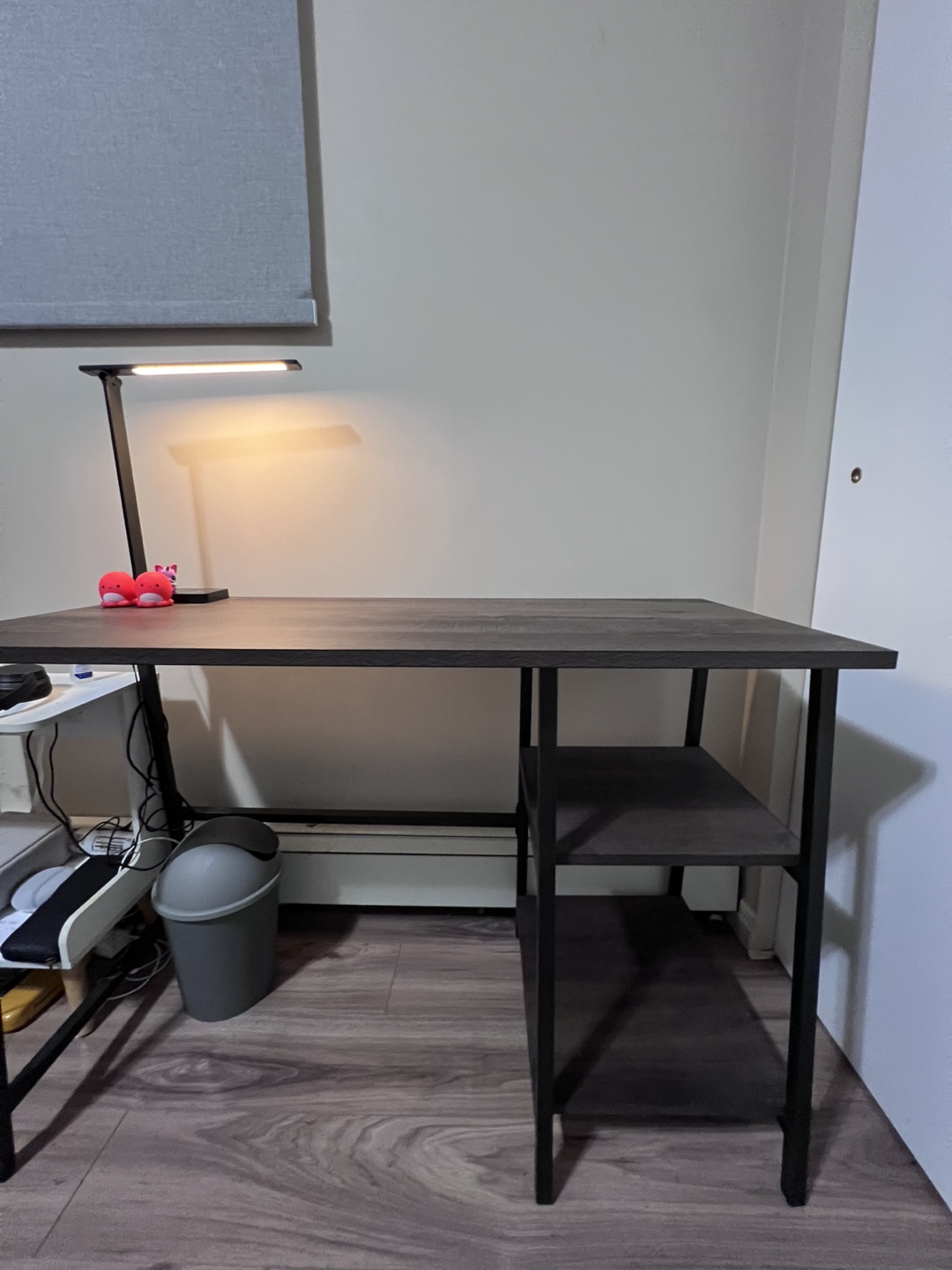 Study Table (Black Desk with Shelf and Chair) - photo 2