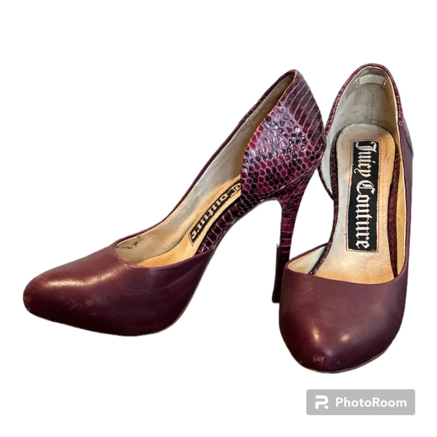 Juicy Couture Purple Snake Skin Pumps image indicator(2)