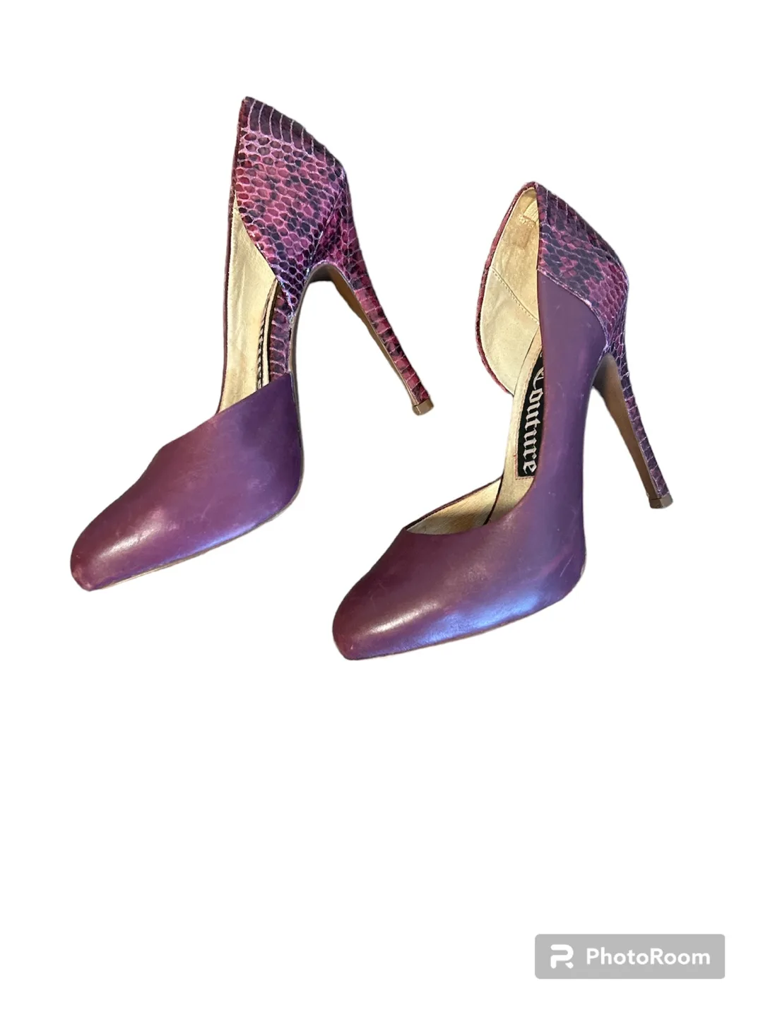 Juicy Couture Purple Snake Skin Pumps image indicator(6)