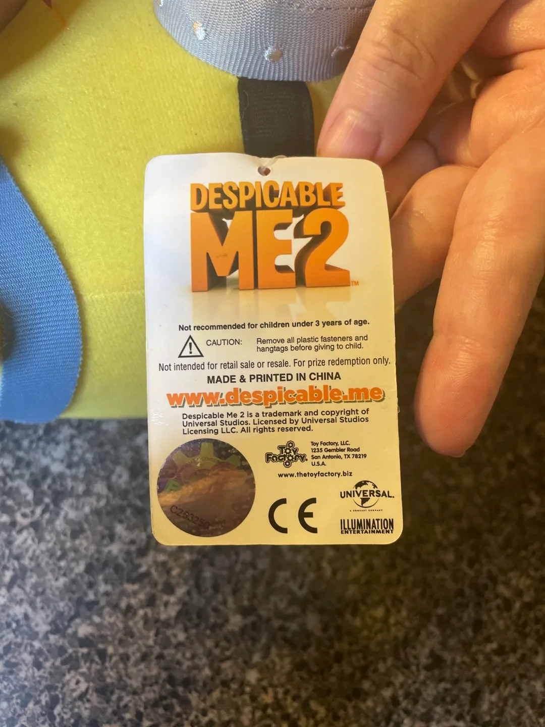 Despicable Me 2 Minion Plush image indicator(3)