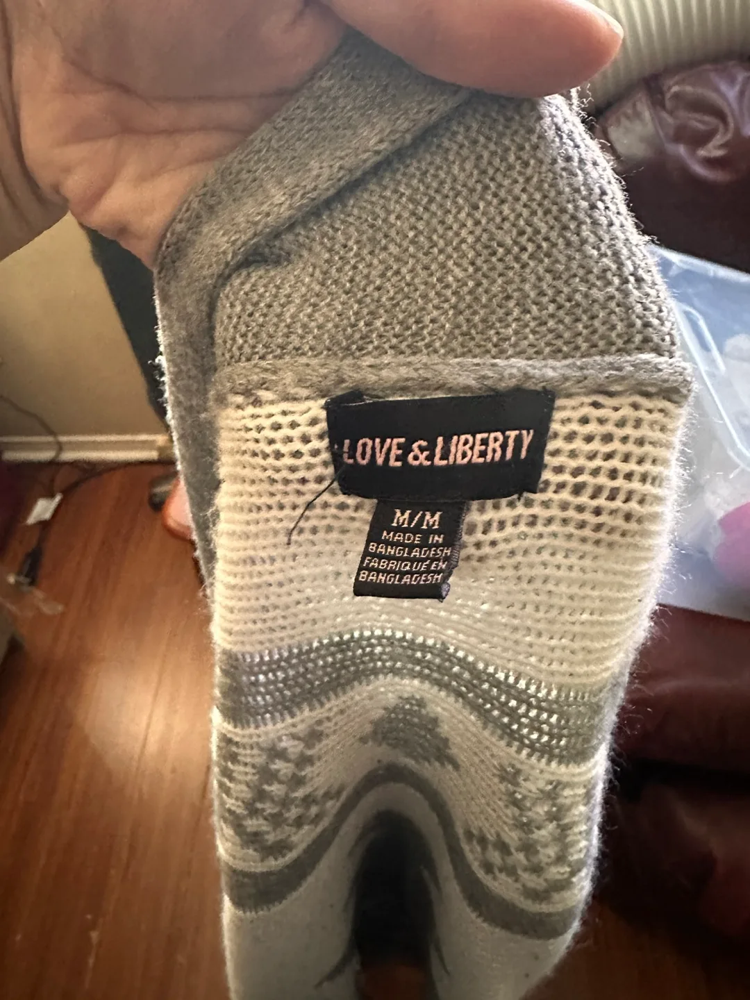 MUST GO! Grey & White Aztec Pattern Cardigan with Fringe image indicator(3)