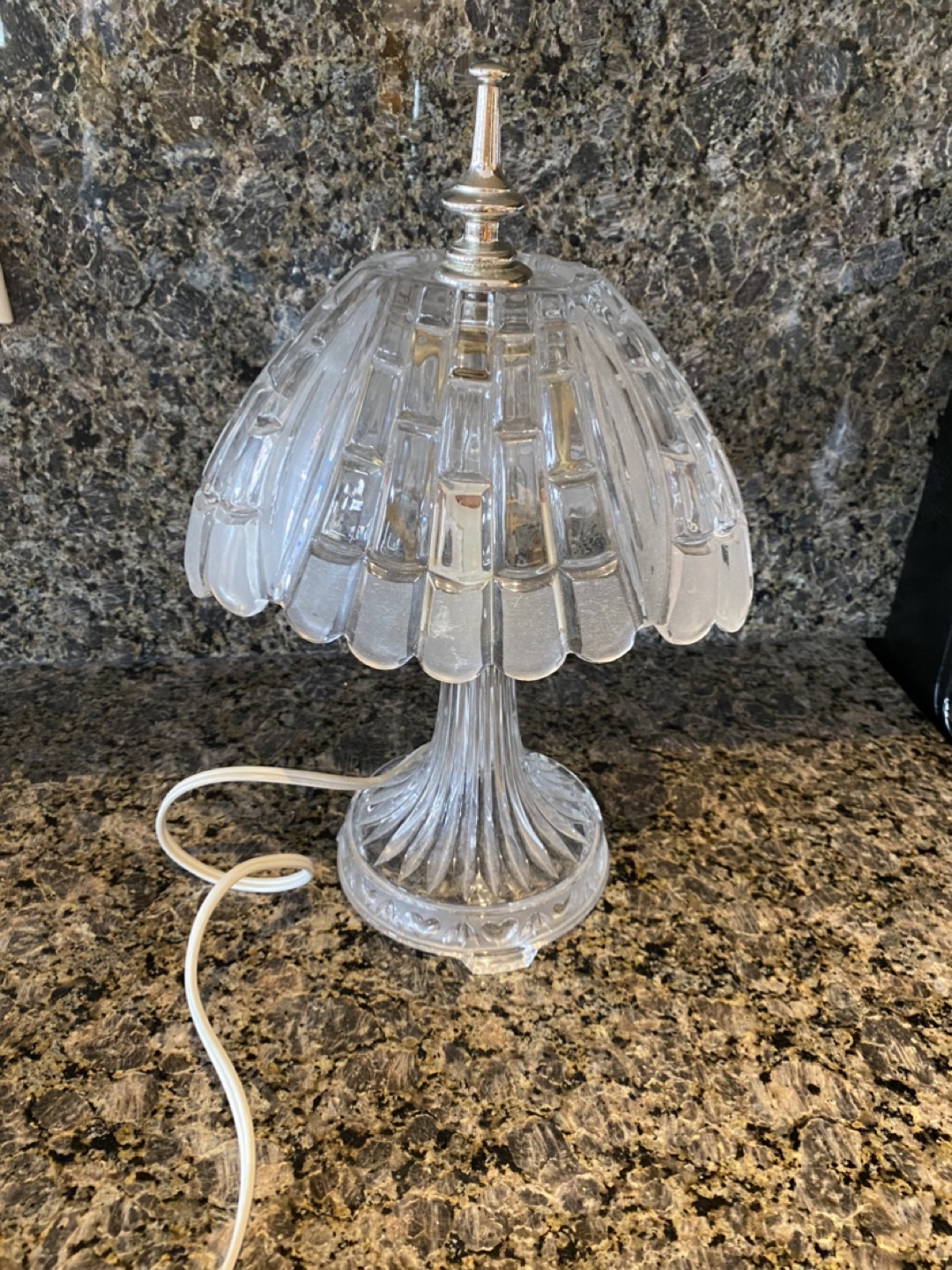 PRICE REDUCED: Crystal Table Lamp