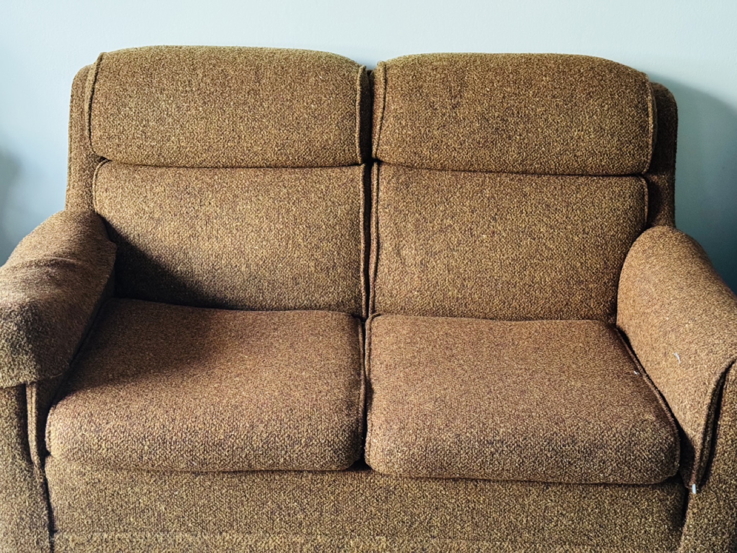 Brown Two-Seater Sofa - photo 2