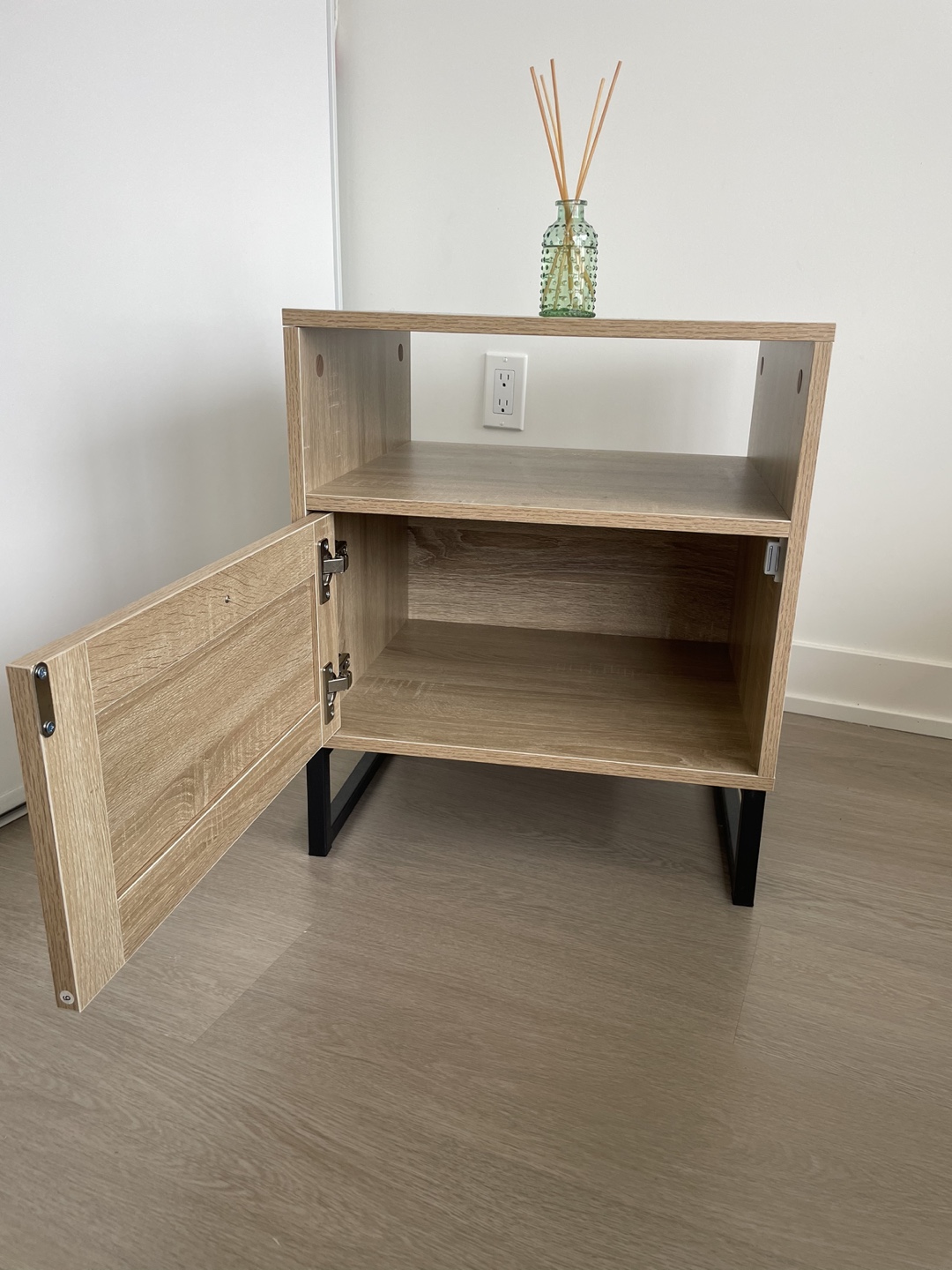 Nightstand with Rattan Detail - photo 4