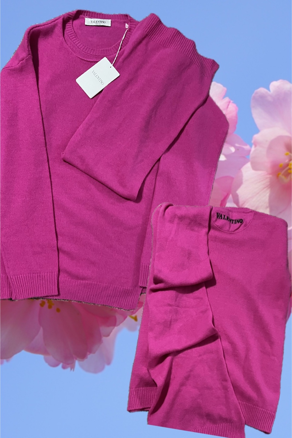 Valentino Garavani Petunia Pink Sweater Size L - photo 3