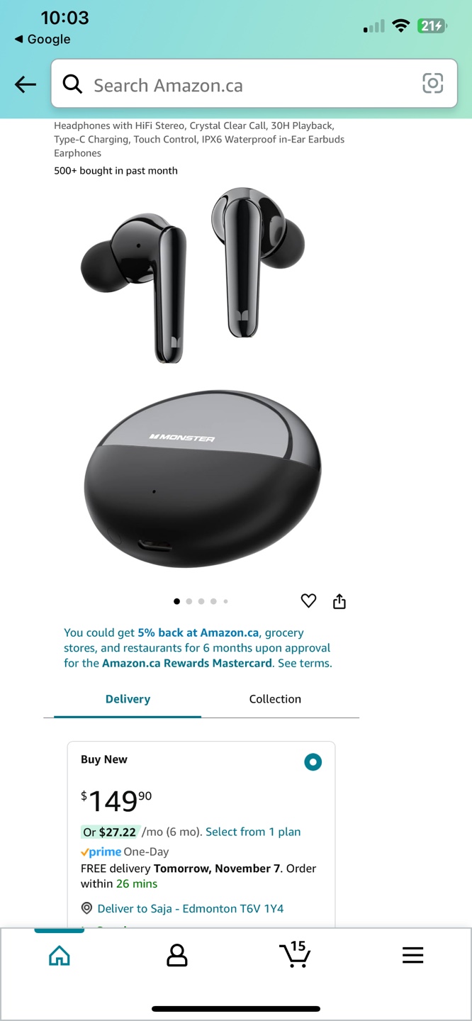 Monster N lite 203 Airbuds