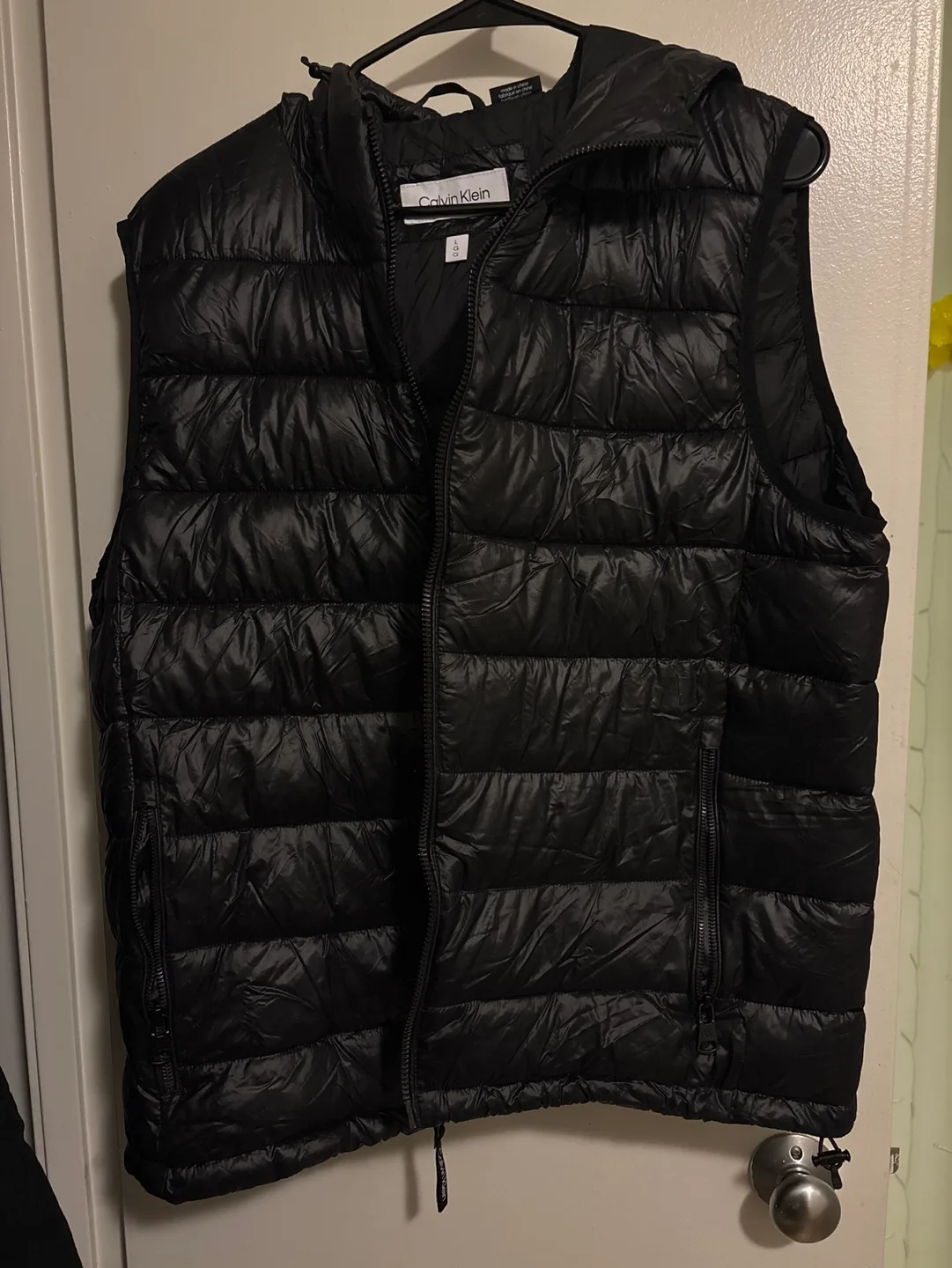 Calvin Klein Black Puffer Vest thumbnail