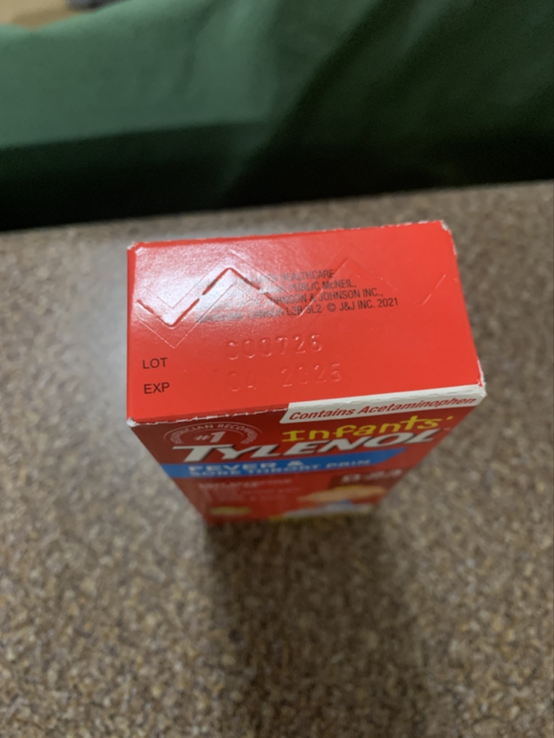 Infant's TYLENOL Fever & Sore Throat Pain Grape Flavour