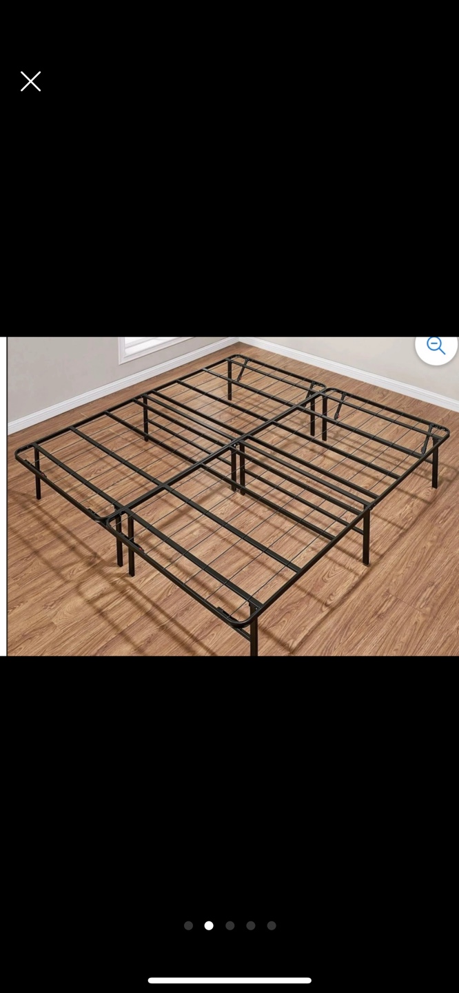 14" High Profile Foldable Steel Bed Frame- King - photo 2