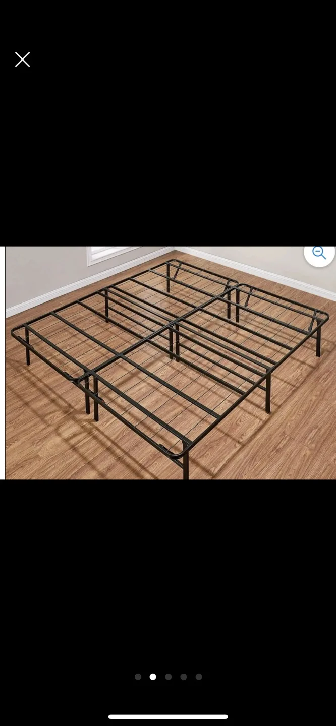 14" High Profile Foldable Steel Bed Frame- King image indicator(2)