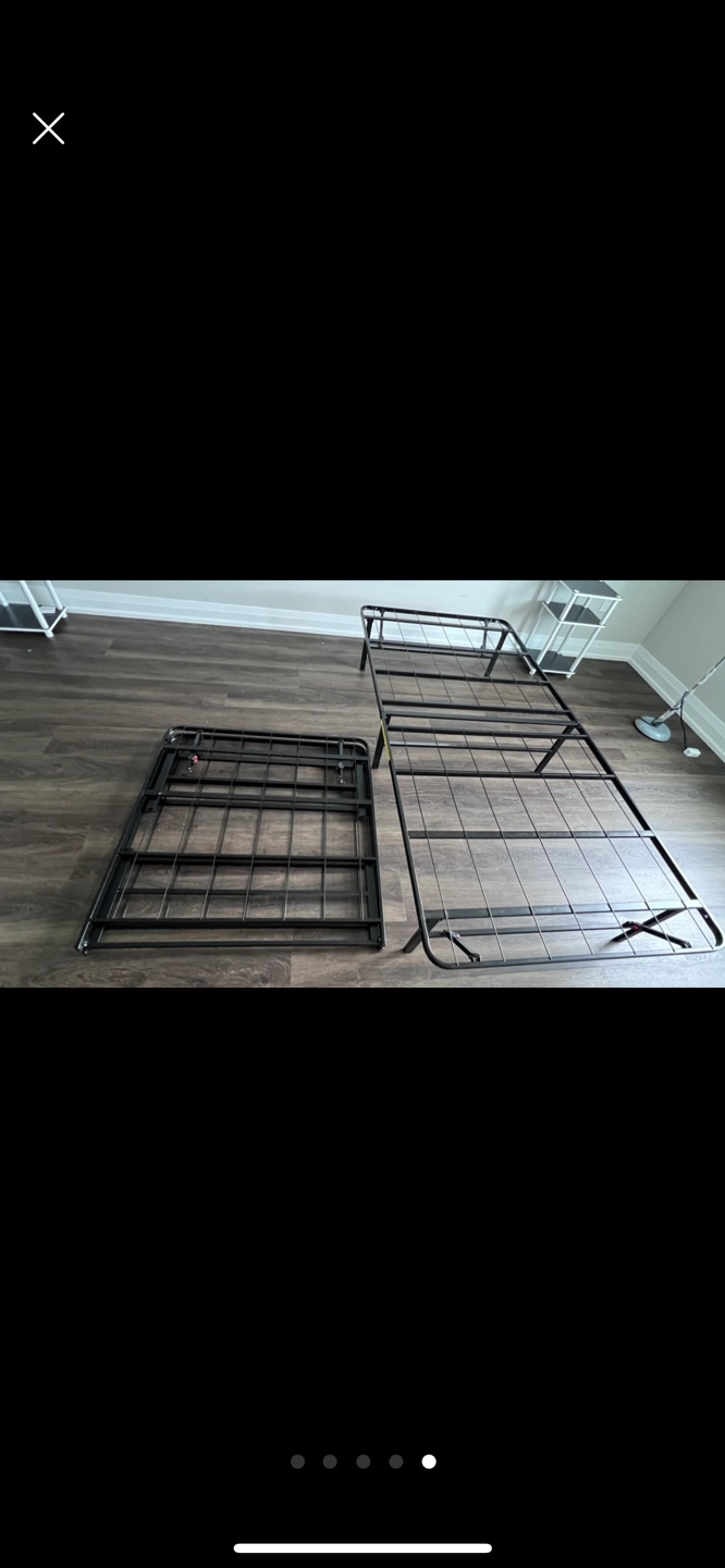 14" High Profile Foldable Steel Bed Frame- King - photo 5
