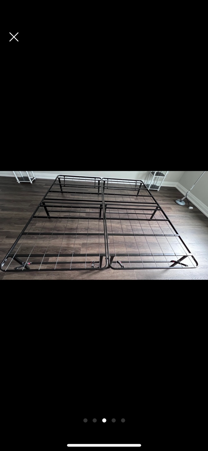 14" High Profile Foldable Steel Bed Frame- King - photo 3