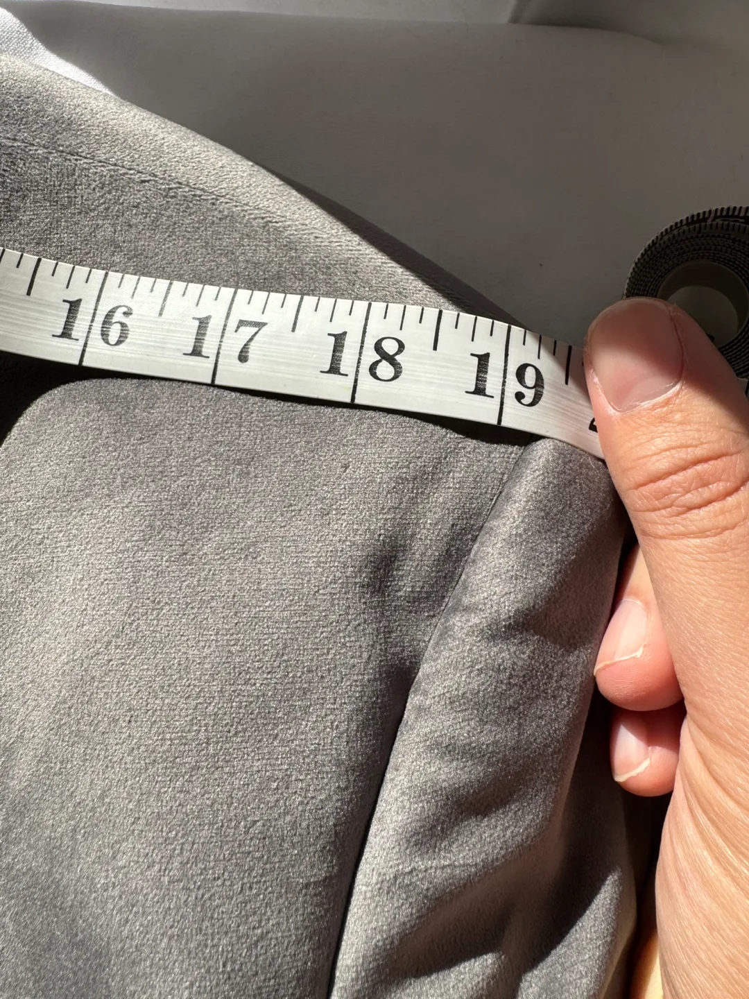 Alfani Men's Slim Fit Solid Velvet Sport Coat Grey 48R image indicator(7)