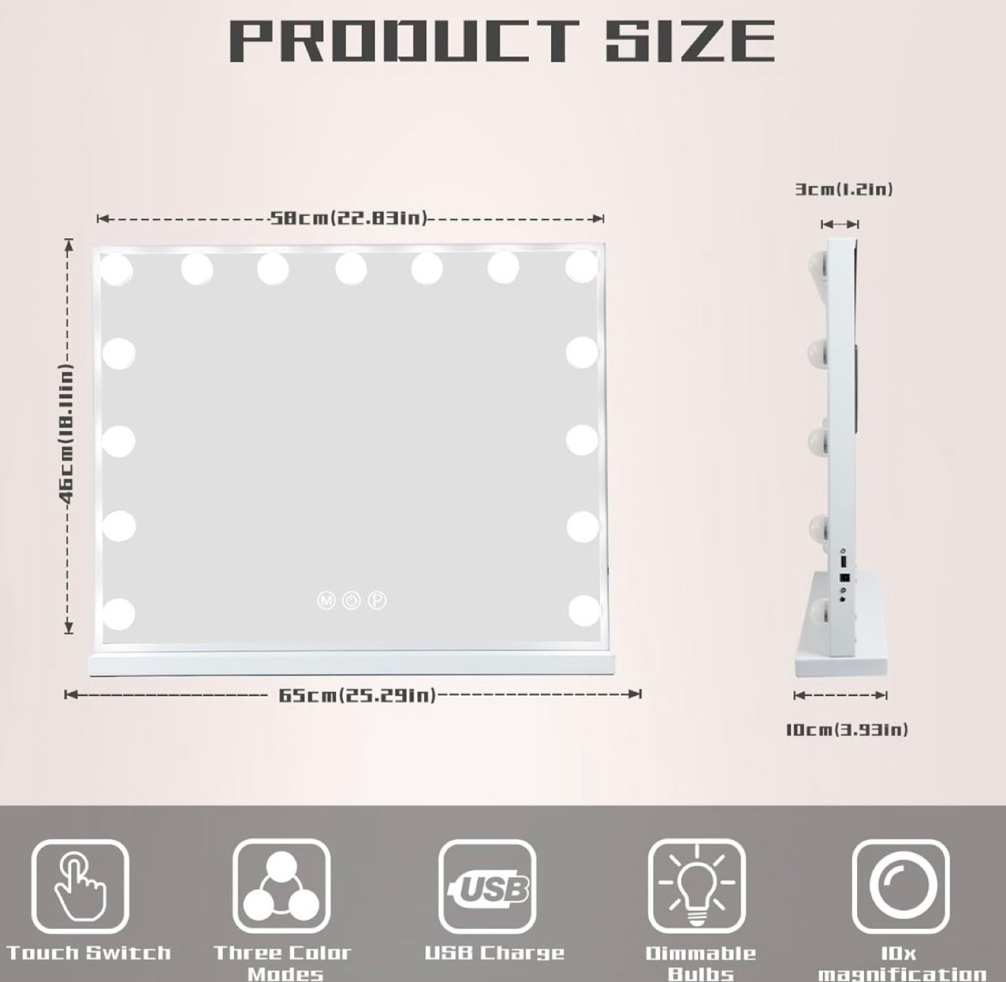 Hollywood Vanity Mirror(Brand New) - photo 2