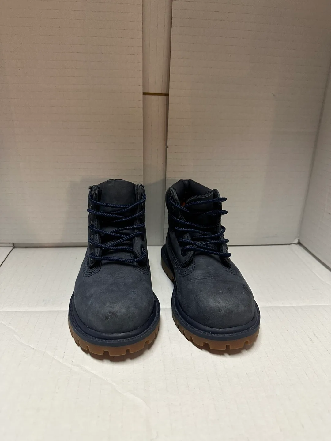 Kids Timberland Blue Boots Size 8 image indicator(2)