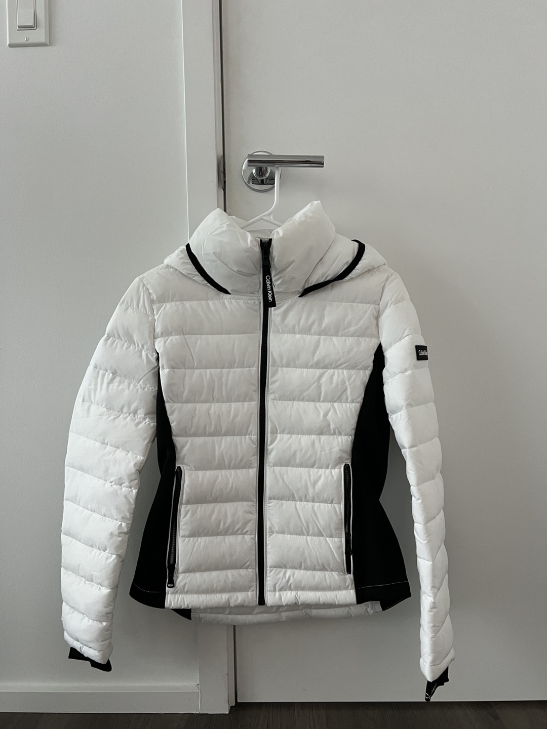 Calvin Klein White Puffer Jacket