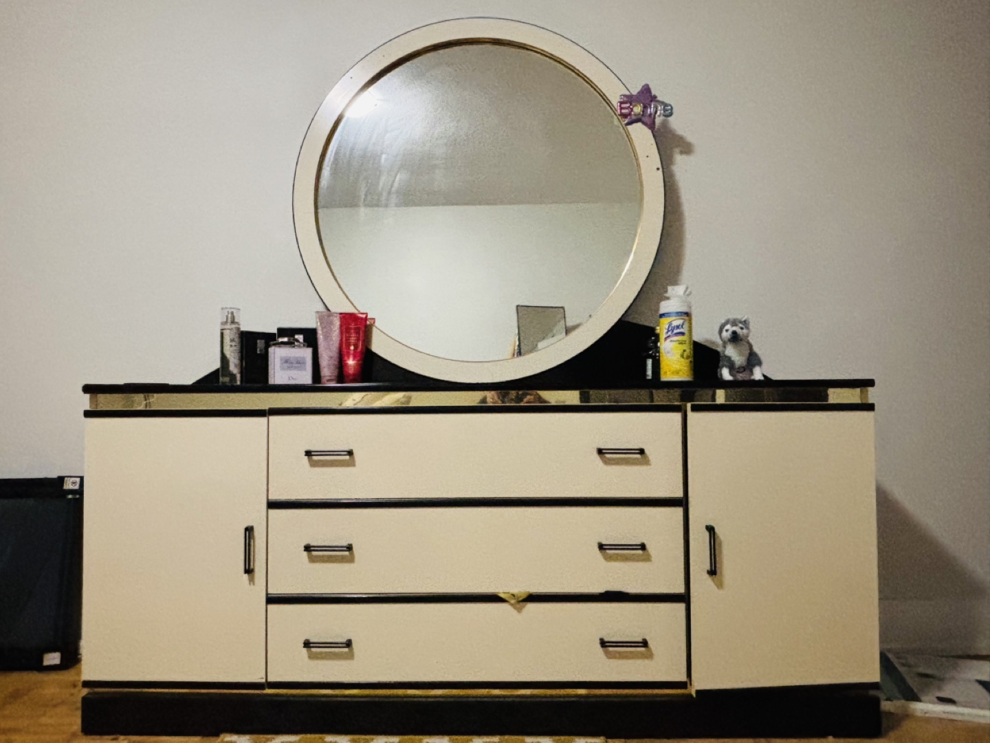 Vintage Vanity with Mirror/ Dresser