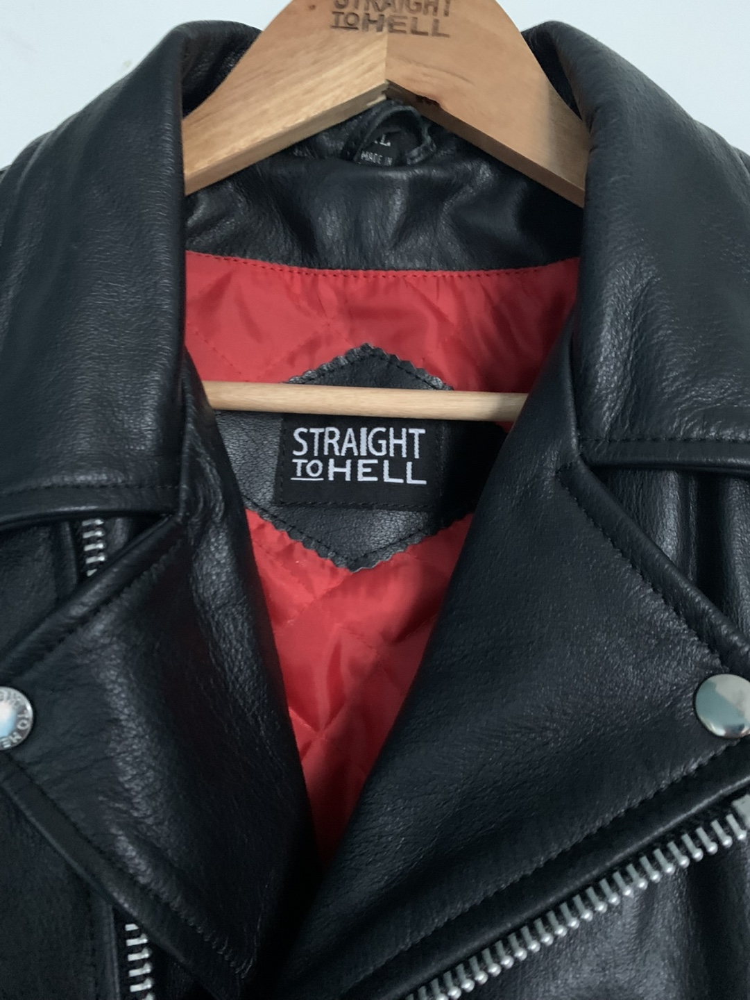 Straight to Hell Lady's Defector Leather Jacket - photo 5