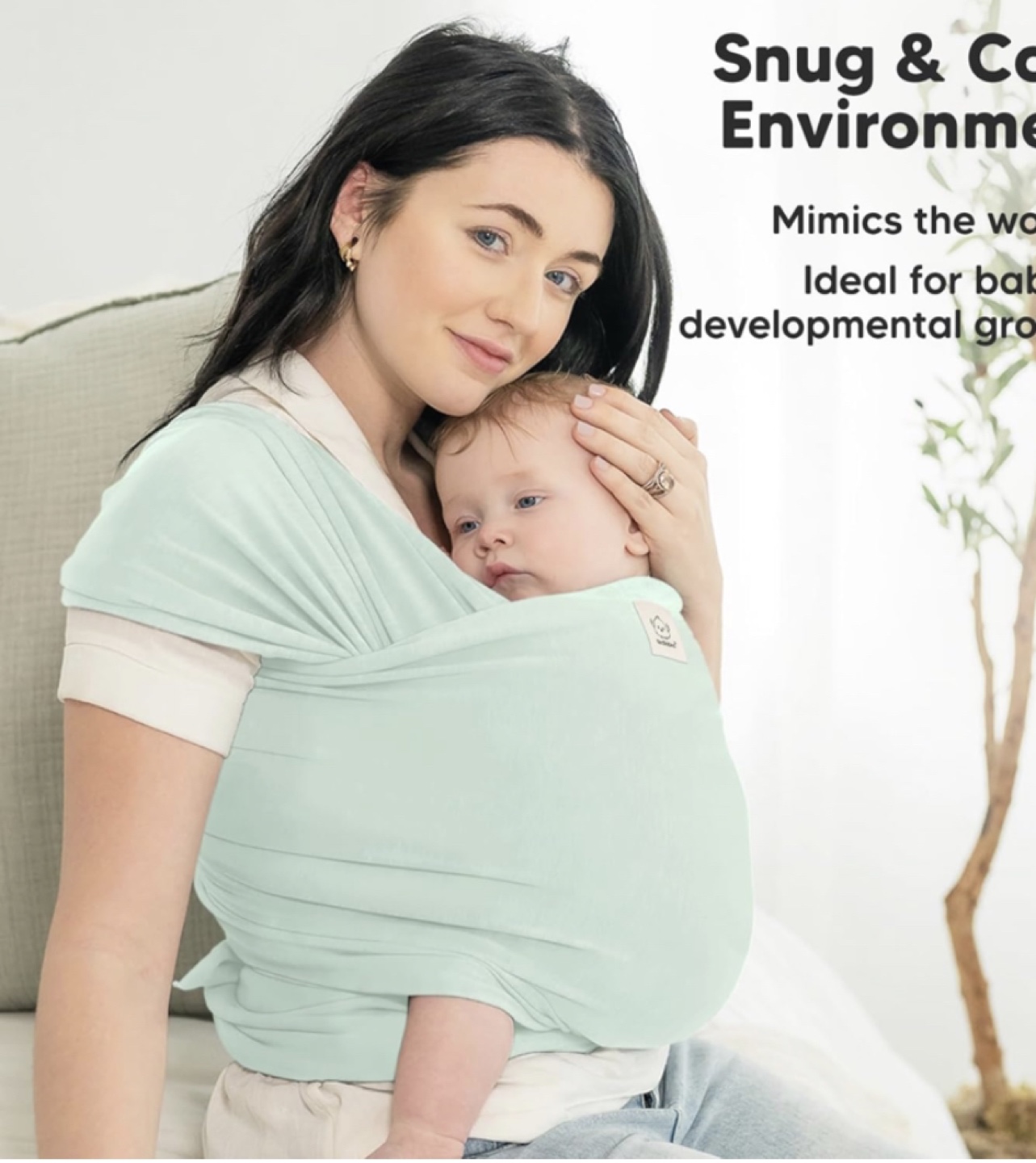 KeaBabies Baby Wrap Carrier