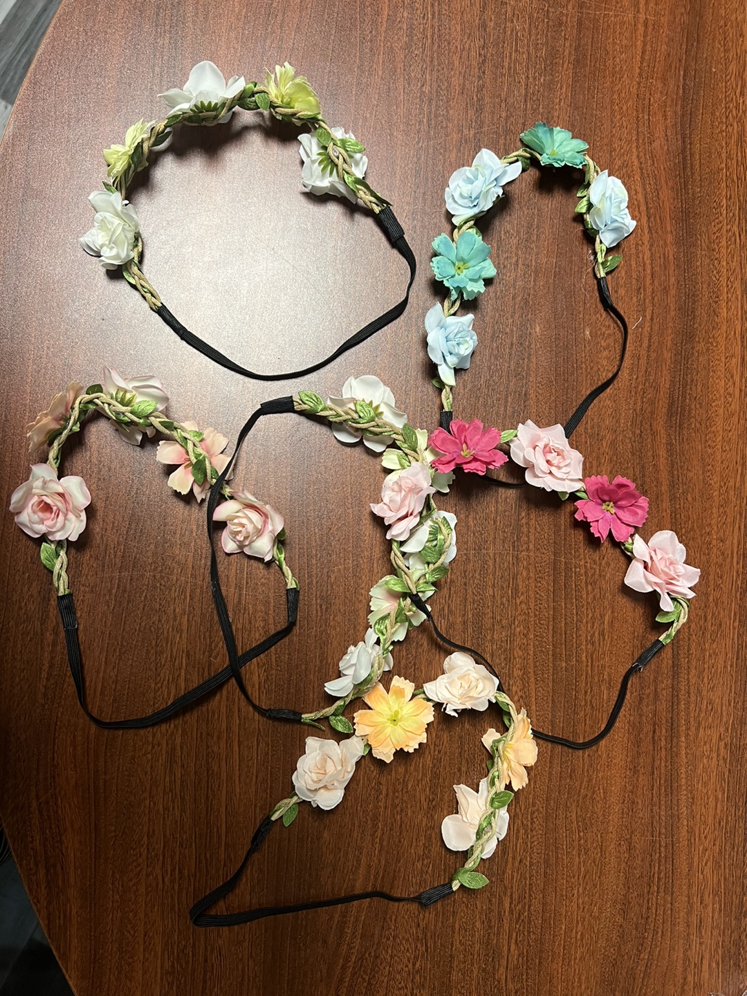 Floral Headbands Set of 6