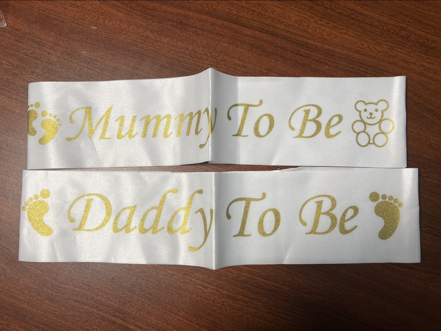 Mummy & Daddy To Be Sashes