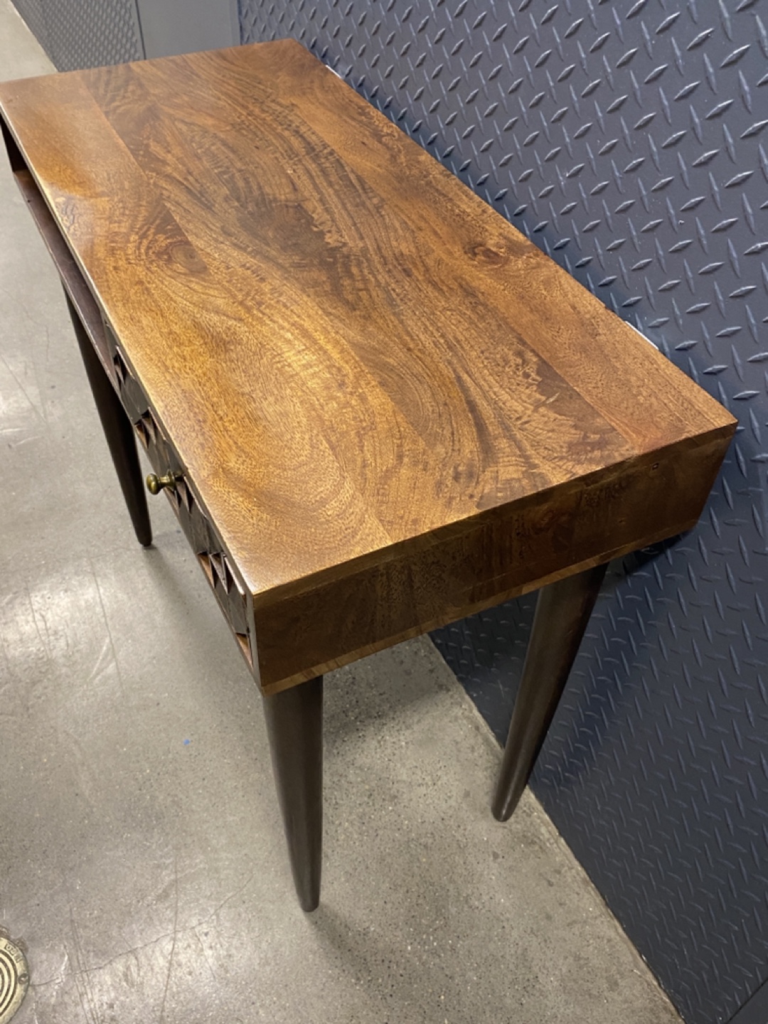Wooden Console Table with Drawer - photo 3