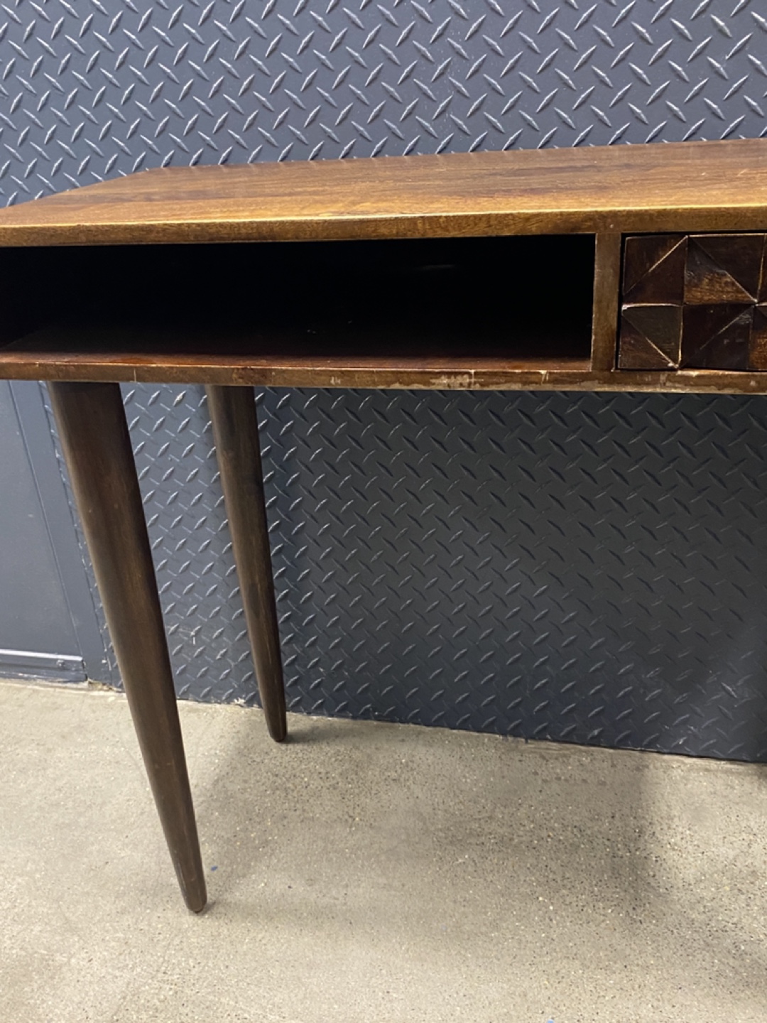 Wooden Console Table with Drawer - photo 4