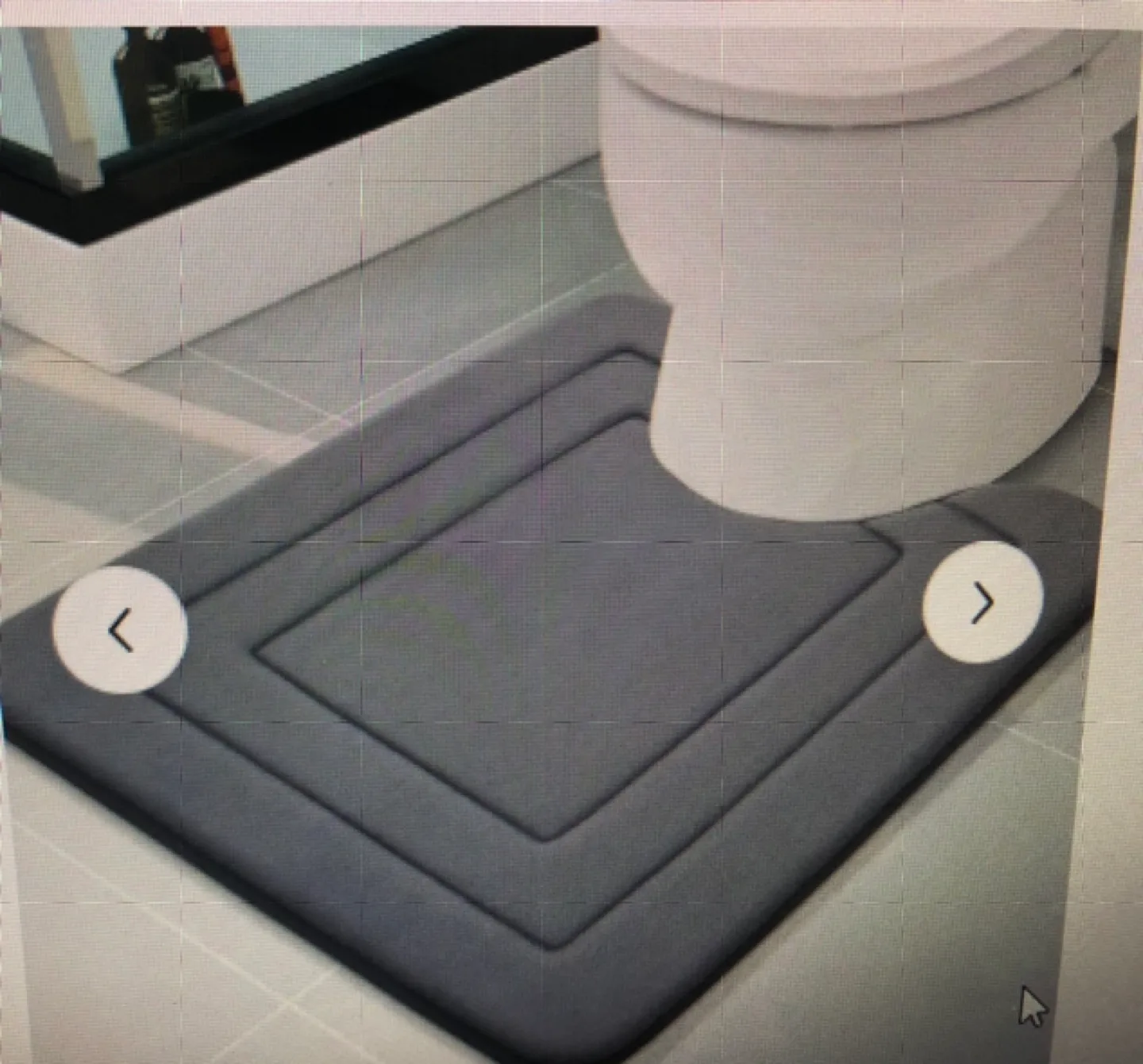🆕 never used soft touch memory foam bath mat thumbnail