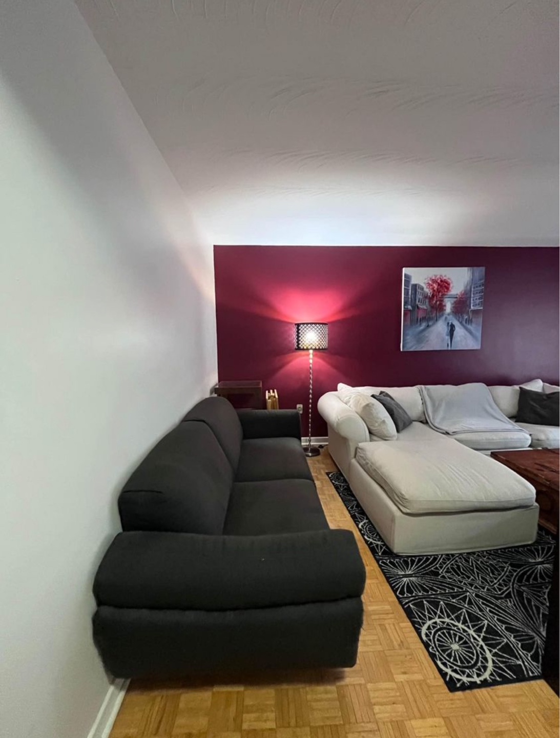 Structure gray Sofa