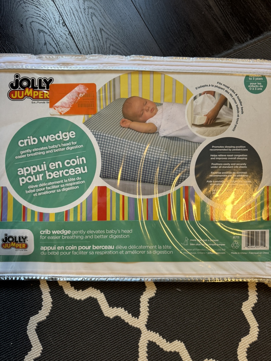 Jolly jumper crib wedge online