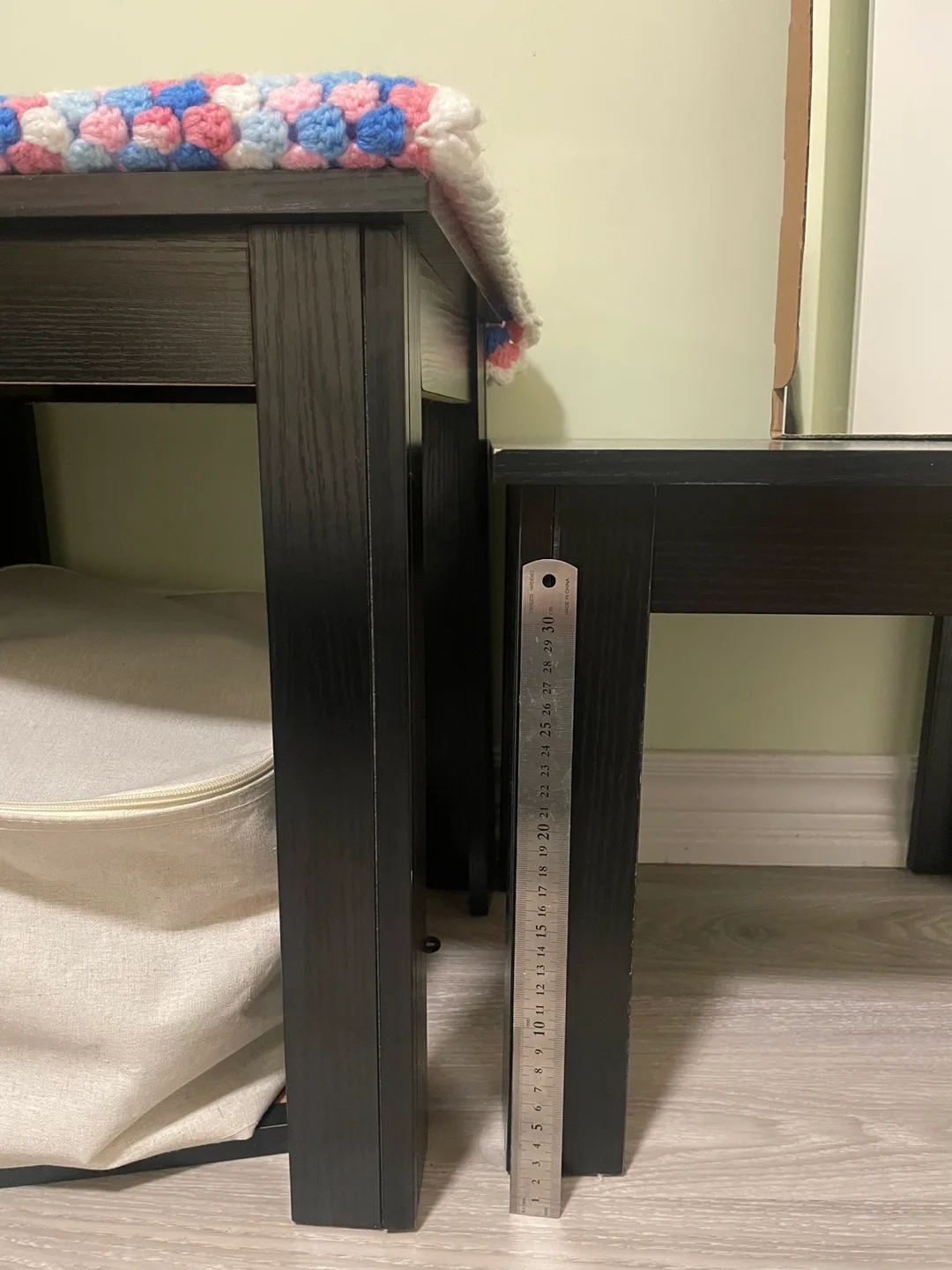 Set of 2 Black End Tables image indicator(2)