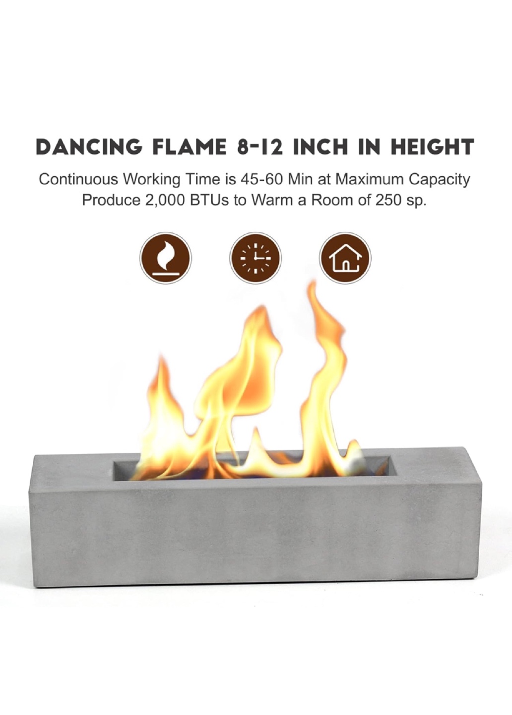 Tabletop Ethanol Fireplace - New in box - photo 4