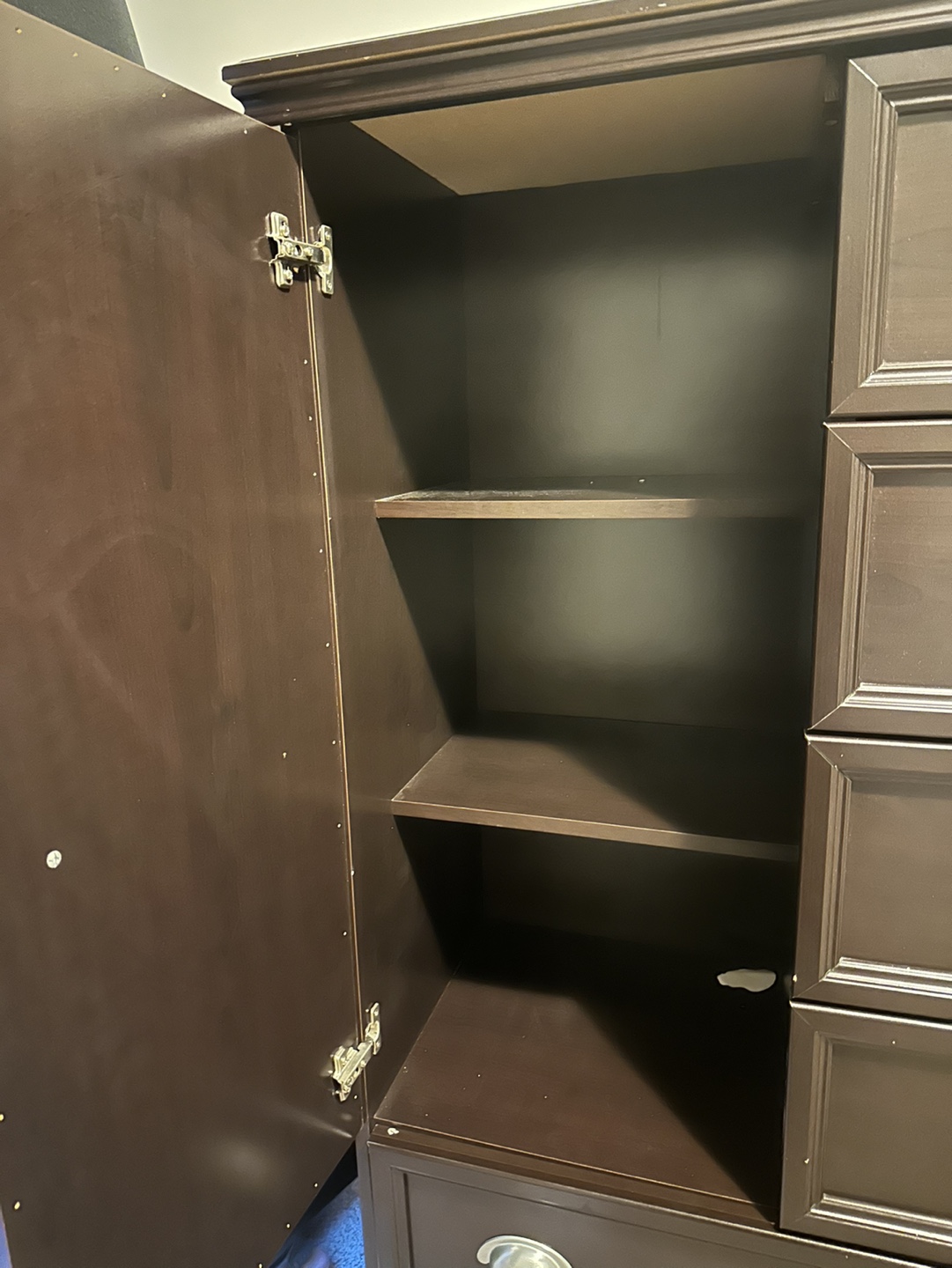 Kids dresser/ Dark Brown Armoire with 6 Drawers - photo 3