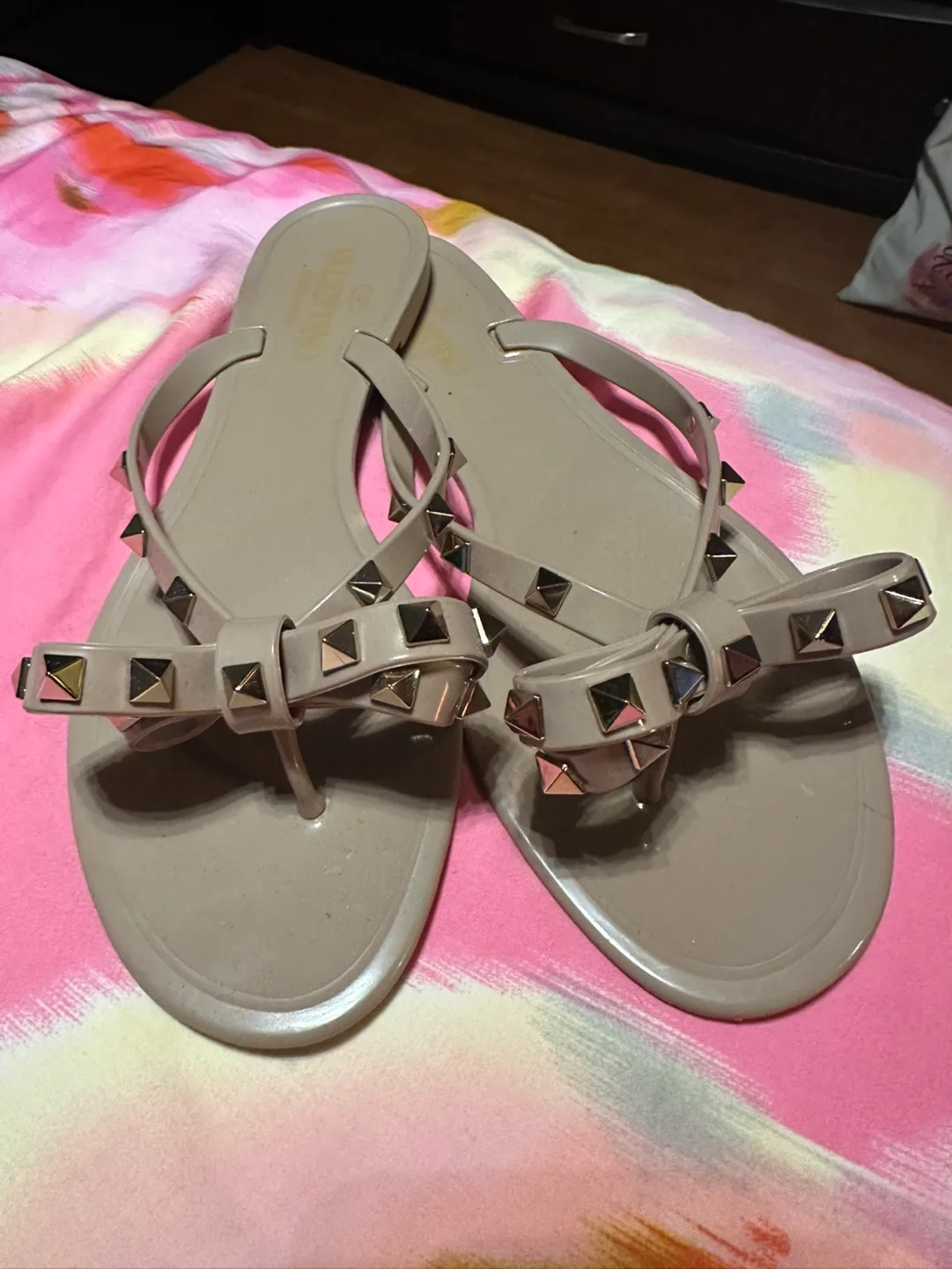 Valentino Garavani Studded Bow Sandals image indicator(2)