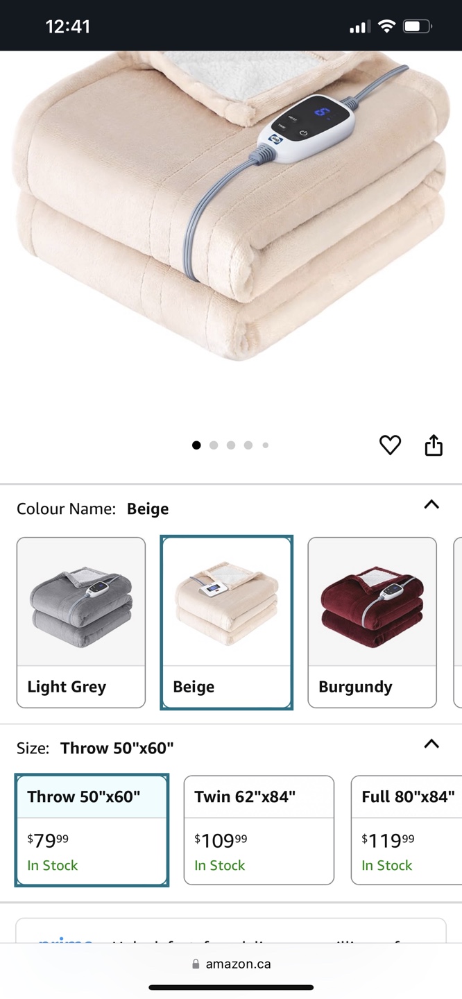 Cozy elegance, The perfect beige electric throw by Sealy - photo 3