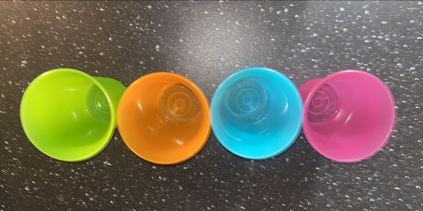 Set of 4  Tupperware Tumblers. Like new.
