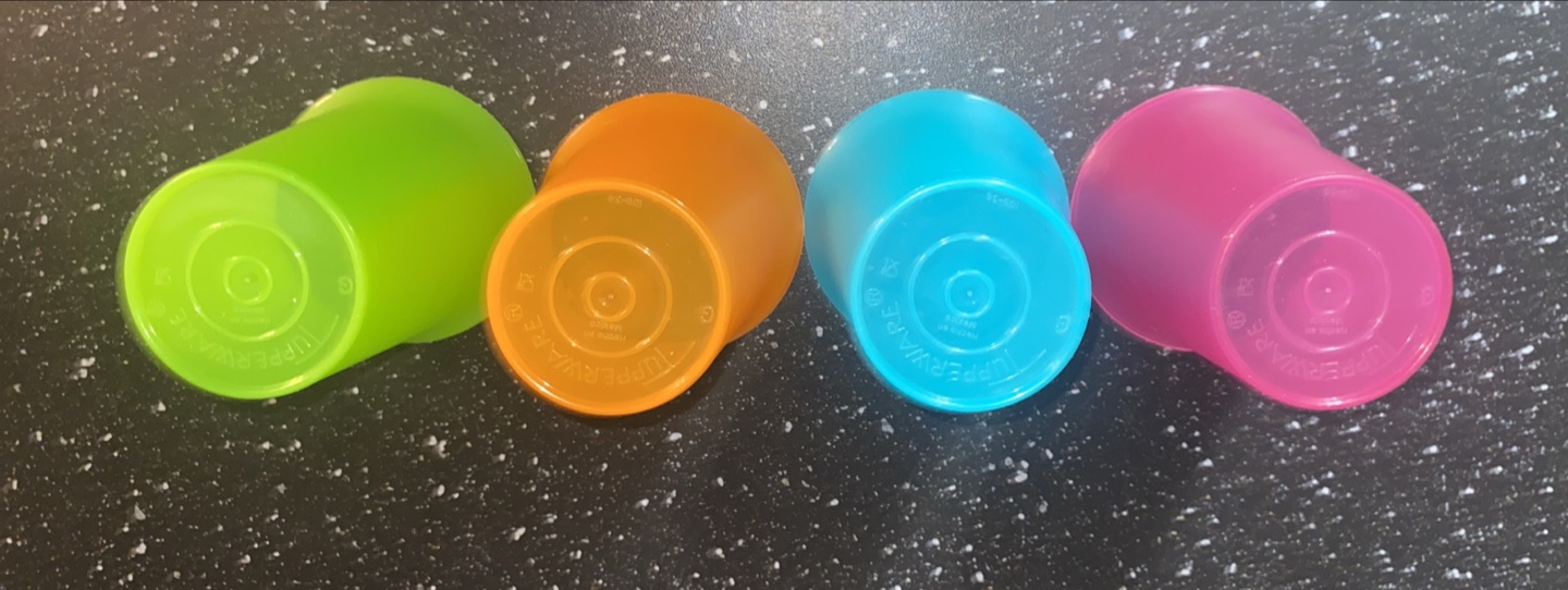 Set of 4  Tupperware Tumblers. Like new. - photo 2