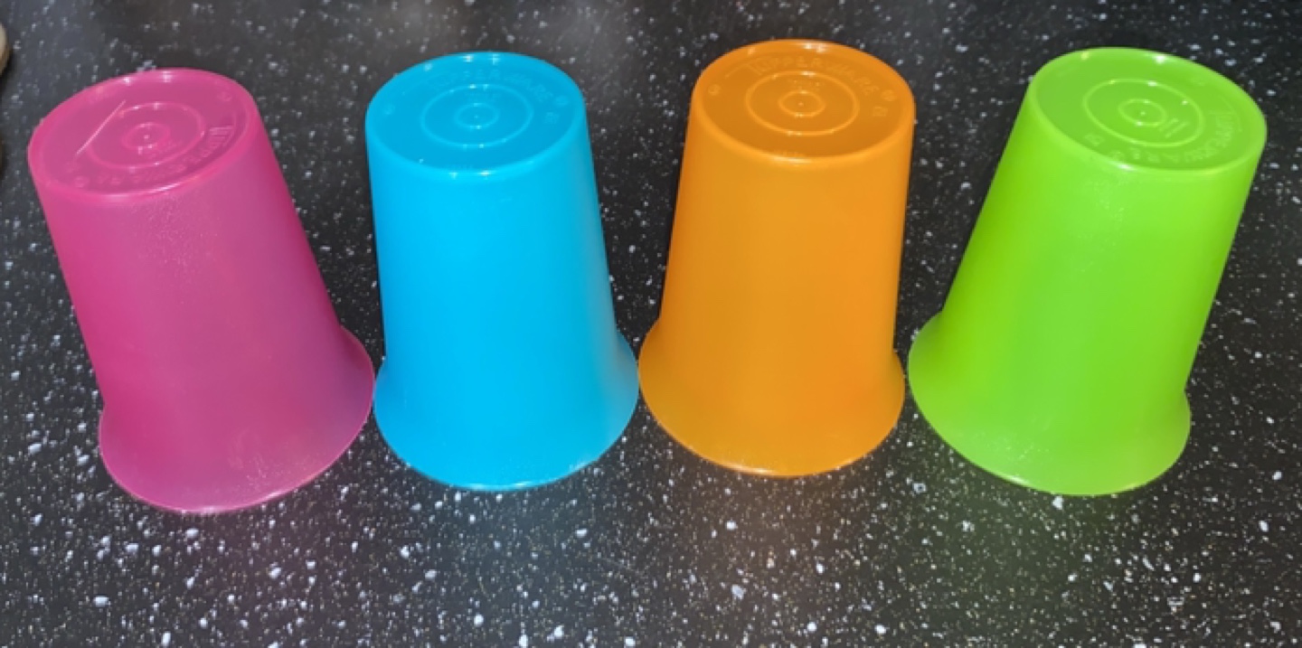 Set of 4  Tupperware Tumblers. Like new. - photo 3