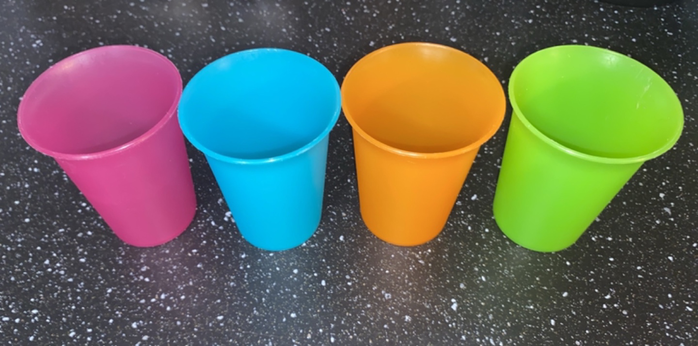 Set of 4  Tupperware Tumblers. Like new. - photo 4