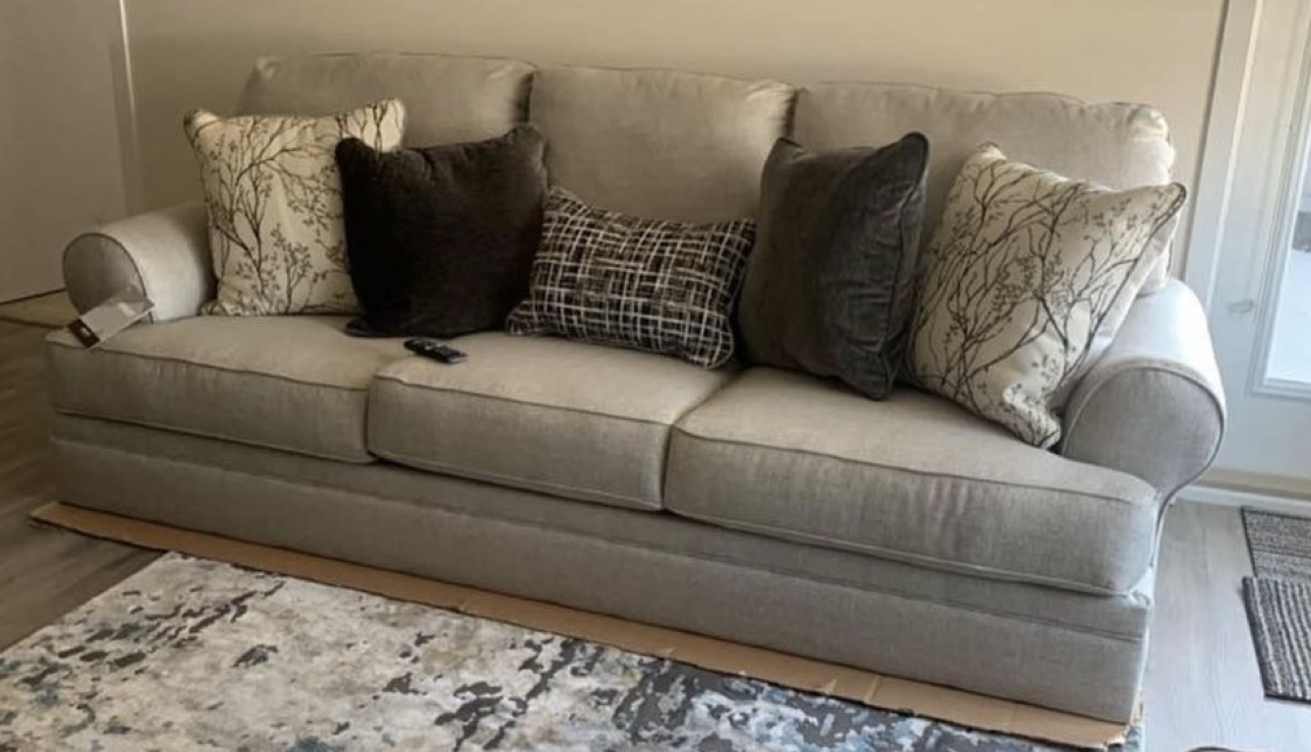 2 GORGEOUS Brand new Sofa GREY SOFA SET from Ahsley Brand - photo 3