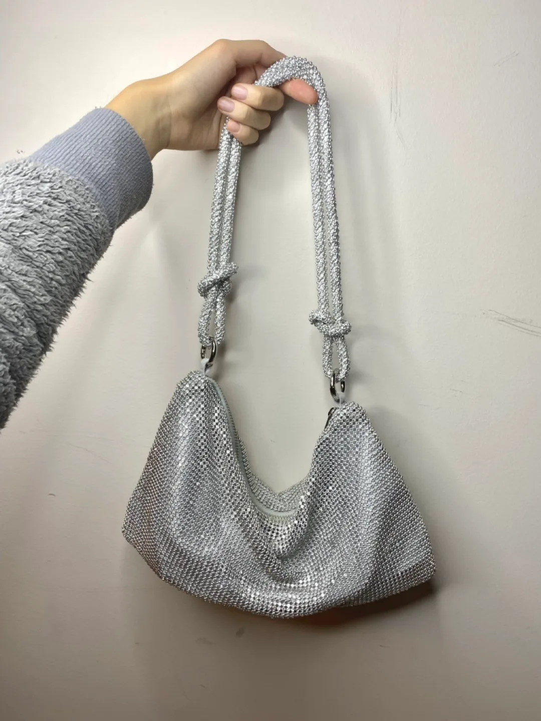 Silver Rhinestone Bag thumbnail