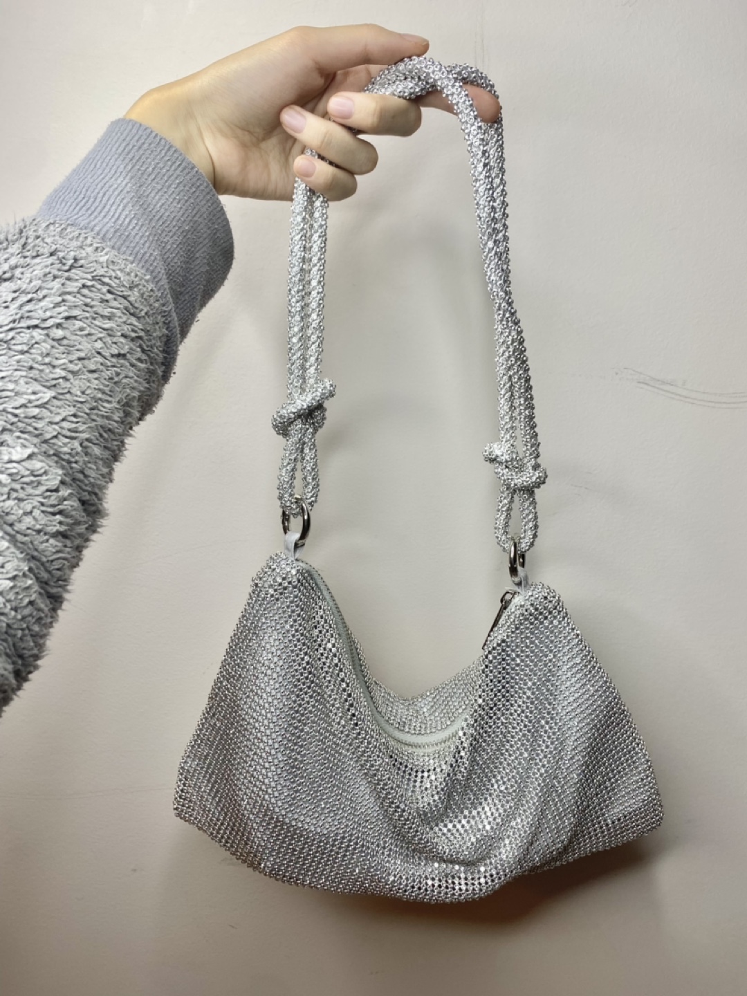Silver Rhinestone Bag - photo 2