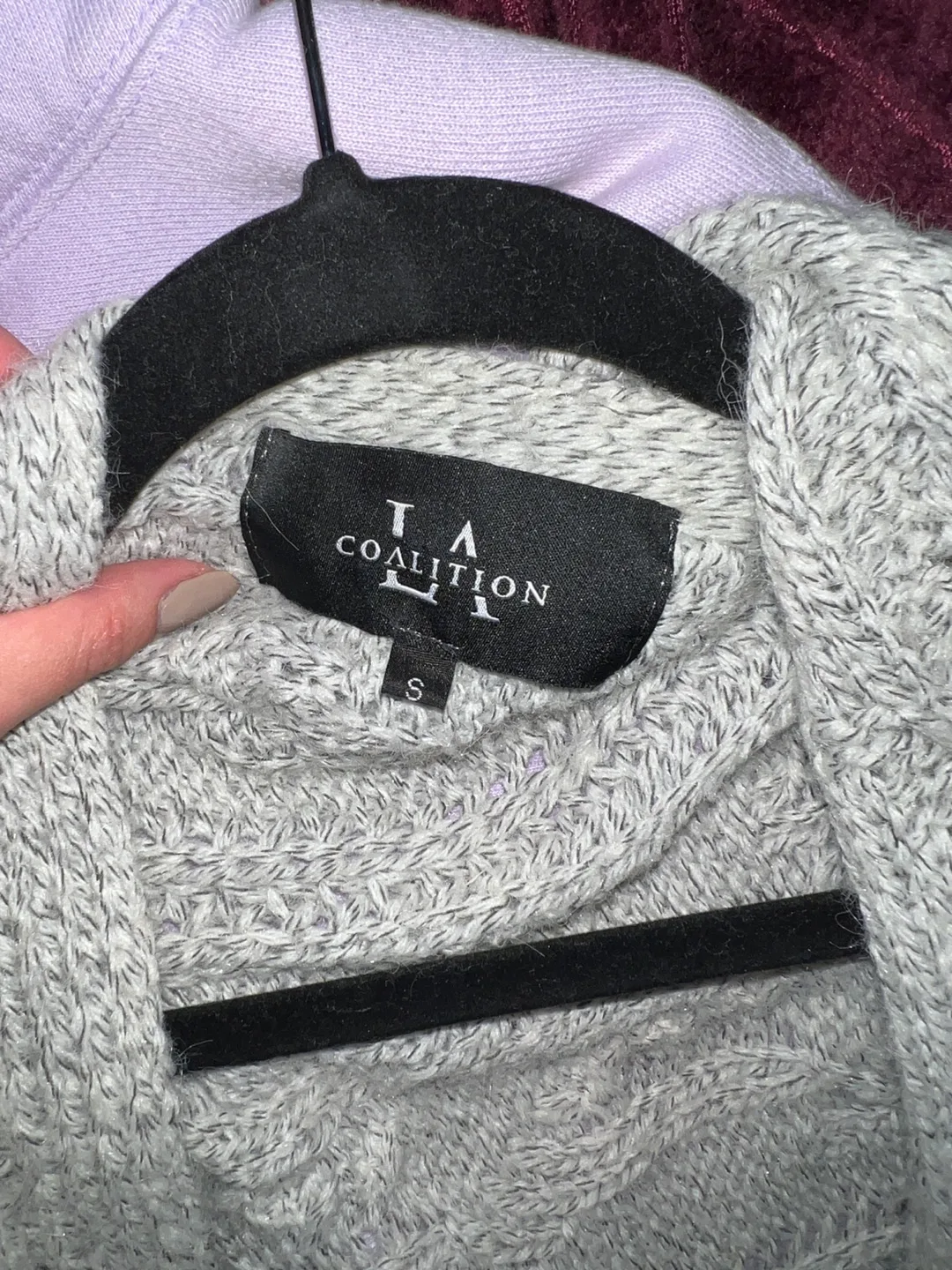 T.A. Coalition Grey Knit Cardigan image indicator(4)