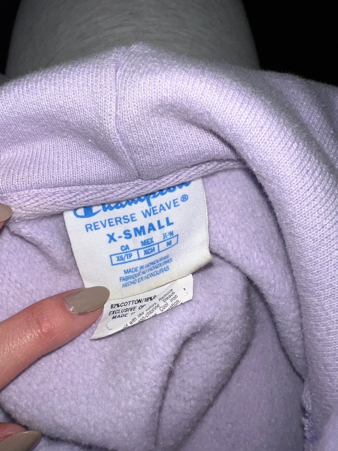 Champion Reverse Weave lilac Hoodie image indicator(4)