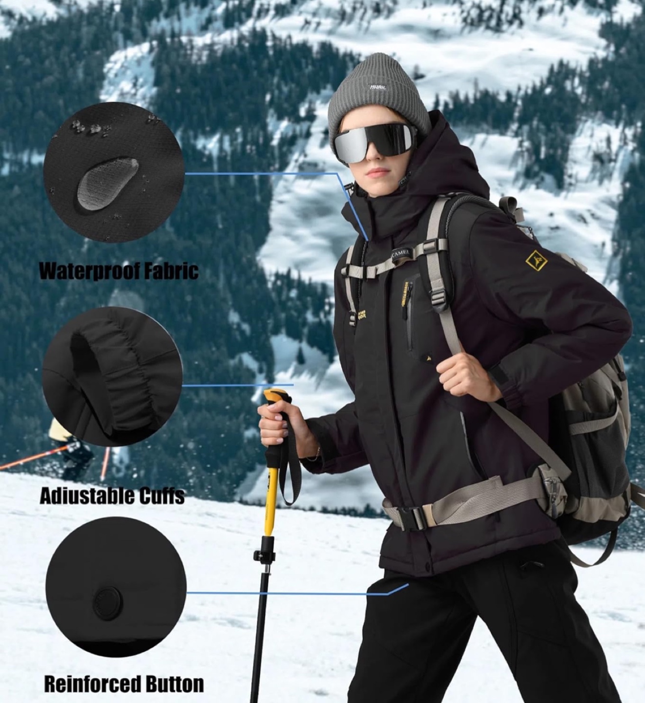 NEW! MOERDENG Women's Waterproof Ski Jacket - photo 4
