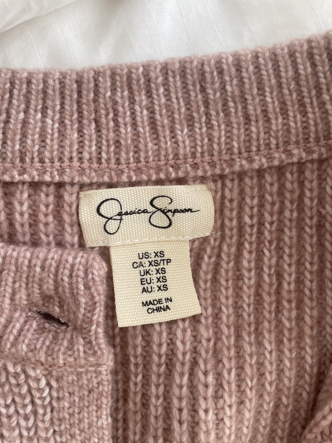 Pink knit cardigan - photo 2