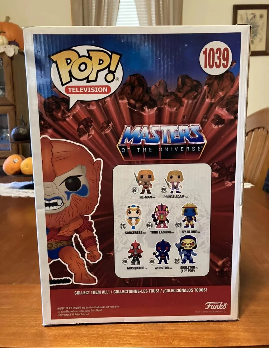 Masters of the Universe Pop! Vinyl Beast Man 10 inch image indicator(5)