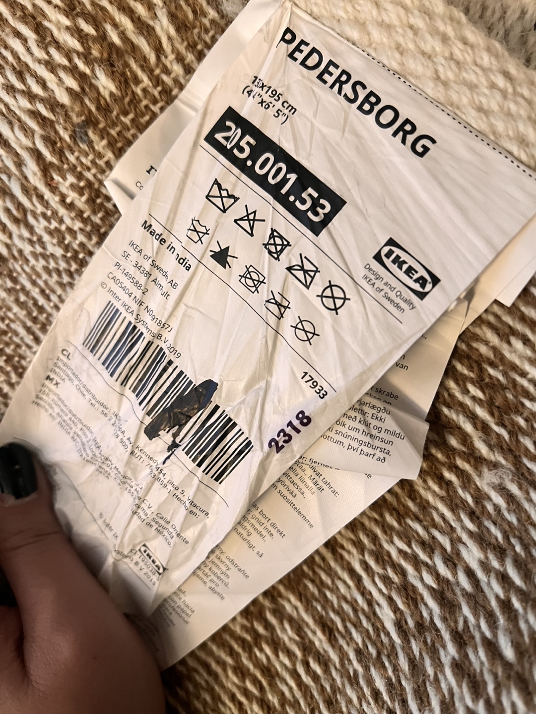 IKEA PEDERSBORG Rug - photo 3